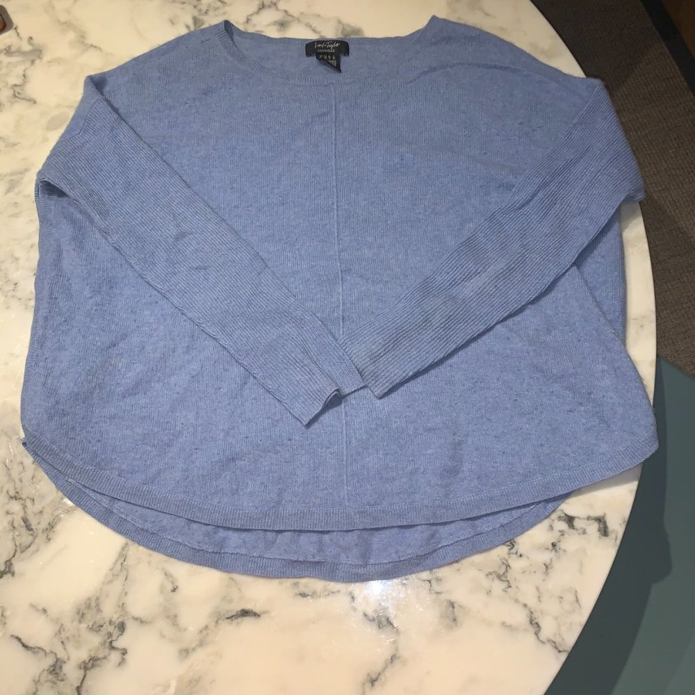 Cashmere Light Blue Lord & Taylor Sweater